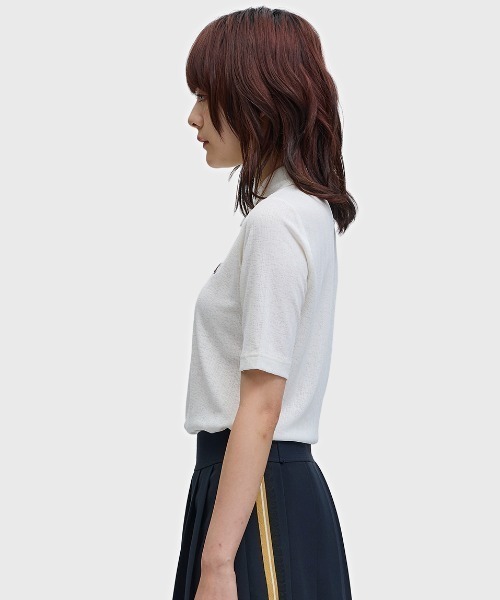 ポロシャツ ポロ Sheer Rib Polo Shirt／シアーリブポロシャツ レディースの画像