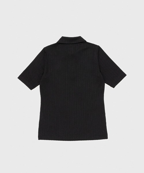 ポロシャツ ポロ Sheer Rib Polo Shirt／シアーリブポロシャツ レディースの画像