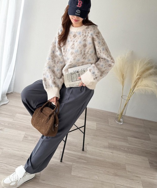 「classicalelf」 長袖ニット MEDIUM アイボリー レディース_画像4