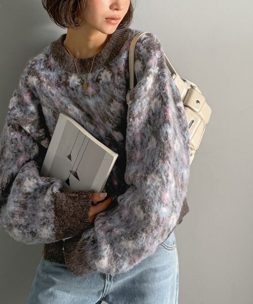 「classicalelf」 長袖ニット MEDIUM アイボリー レディース_画像7