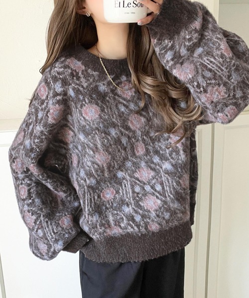 「classicalelf」 長袖ニット MEDIUM アイボリー レディース_画像8