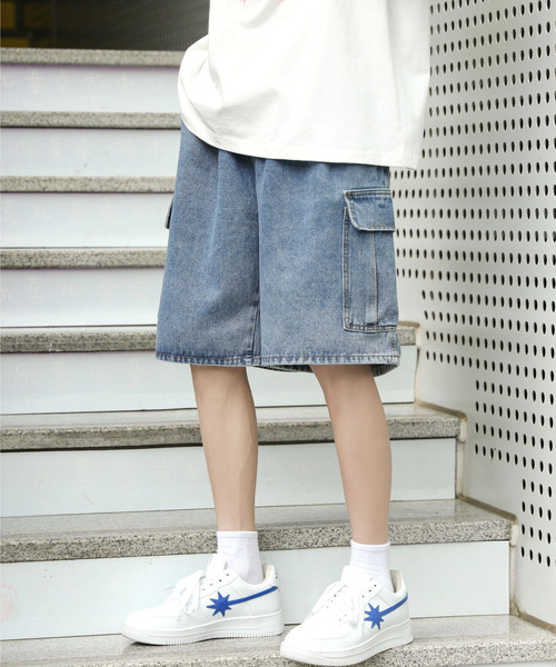 「neos」 ハーフパンツ LARGE ブルー メンズ_画像5