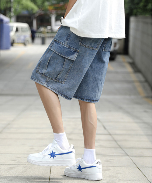 「neos」 ハーフパンツ LARGE ブルー メンズ_画像8