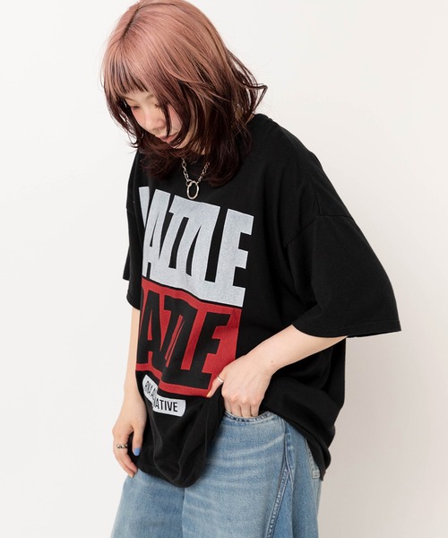 RNA（アールエヌエー） tシャツ 半袖 M2636 BIG BOXロゴBIG T