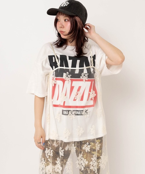 RNA（アールエヌエー） tシャツ 半袖 M2636 BIG BOXロゴBIG T
