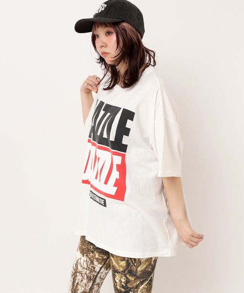 RNA（アールエヌエー） tシャツ 半袖 M2636 BIG BOXロゴBIG T