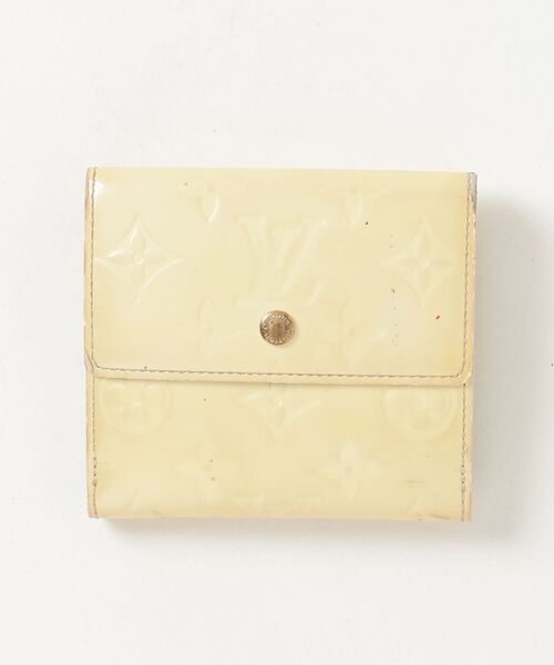 ルイヴィトン④　モノグラム　ポルトモネビエカルトクレディ　三つ折り財布Wホック LOUIS VUITTON（ルイ・ヴィトン） ヴェルニ ポルトモネビエカルト
