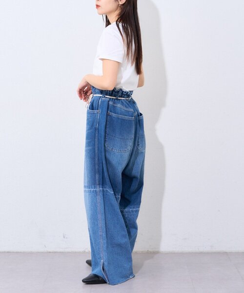 etsinta（エシンタ） ワイドパンツ ジーンズ デニム デニムパンツ