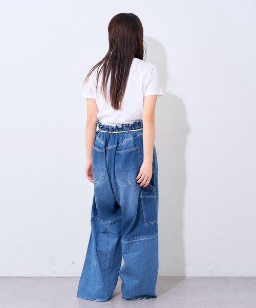 etsinta（エシンタ） ワイドパンツ ジーンズ デニム デニムパンツ