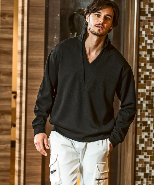 「1PIU1UGUALE3 RELAX 」 スウェットカットソー XX-LARGE ブラック メンズ