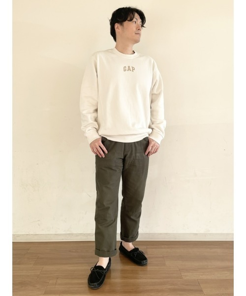 「GAP」 スウェットカットソー X-LARGE ネイビー メンズ_画像5