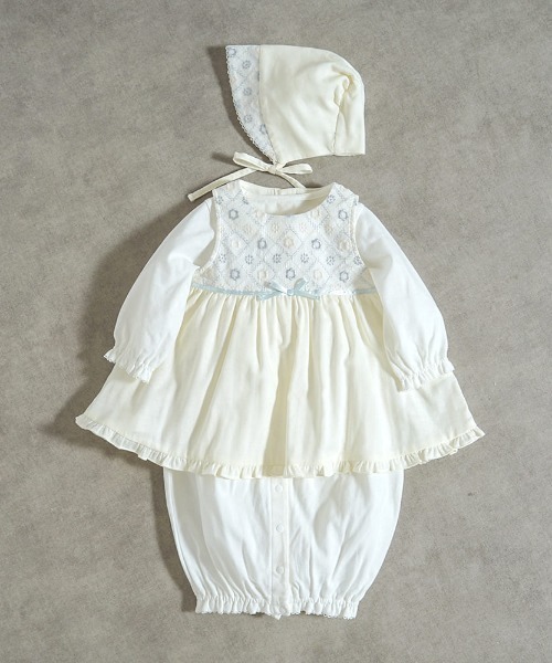 10mois（ディモワ） ベビー 「」fleurエプロンセレモニードレスセット
