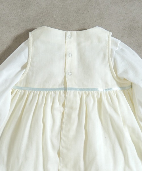 10mois（ディモワ） ベビー 「」fleurエプロンセレモニードレスセット