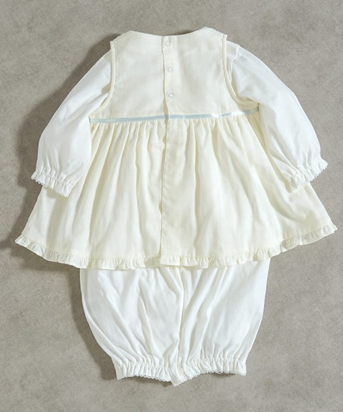 10mois（ディモワ） ベビー 「」fleurエプロンセレモニードレスセット