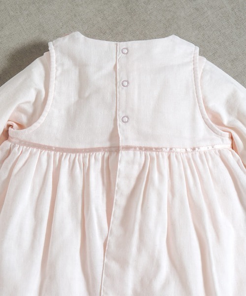 10mois（ディモワ） ベビー 「」fleurエプロンセレモニードレスセット