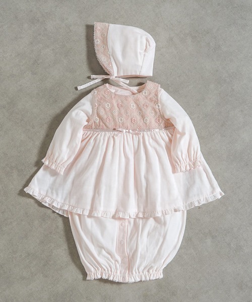 10mois（ディモワ） ベビー 「」fleurエプロンセレモニードレスセット