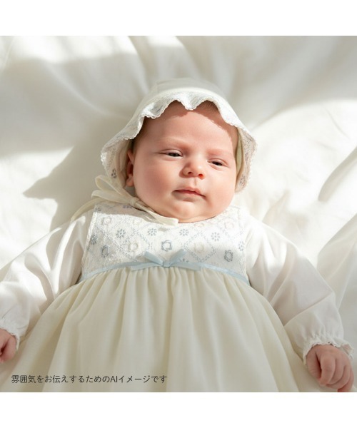 10mois（ディモワ） ベビー 「」fleurエプロンセレモニードレスセット