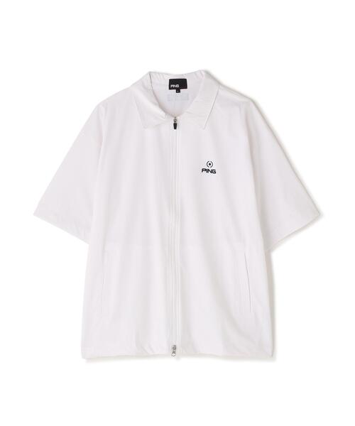 PING（ピン） シャツ 「PING APPAREL」リップストップ半袖フルジップ
