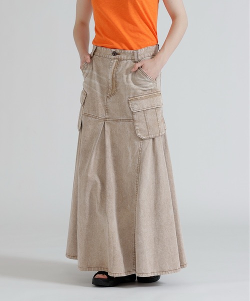 AVIREX（アヴィレックス） デニムスカート DENIM MERMAID CARGO SKIRT
