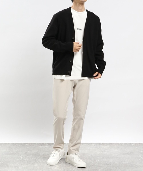 「GLOBAL WORK Smile Seed Store」 ニットカーディガン X-LARGE ベージュ メンズ_画像2