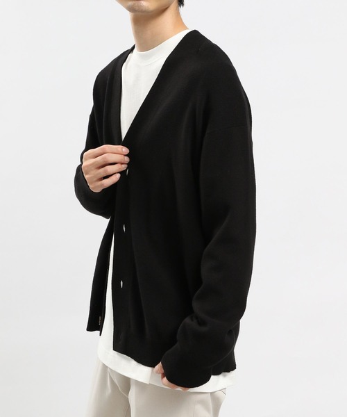 「GLOBAL WORK Smile Seed Store」 ニットカーディガン X-LARGE ベージュ メンズ_画像5