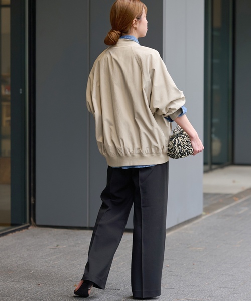「JOURNAL STANDARD relume」 ブルゾン FREE ベージュ レディースの画像