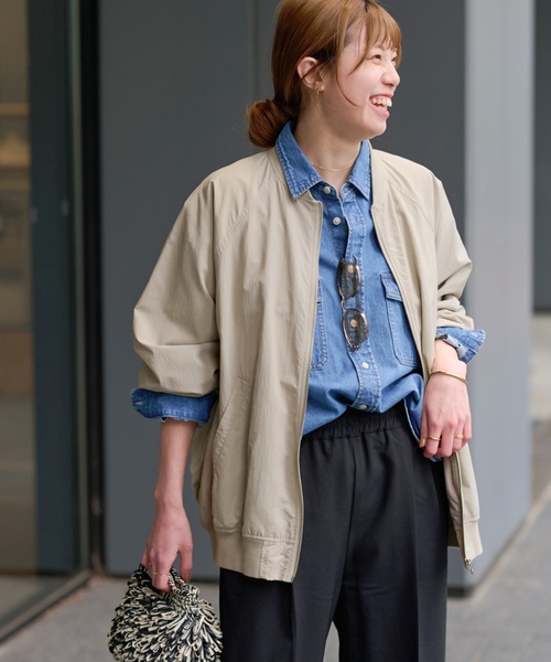 「JOURNAL STANDARD relume」 ブルゾン FREE ベージュ レディースの画像