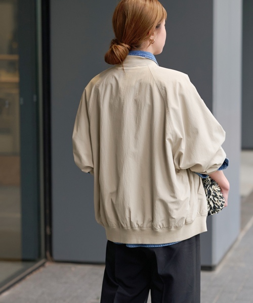 「JOURNAL STANDARD relume」 ブルゾン FREE ベージュ レディースの画像