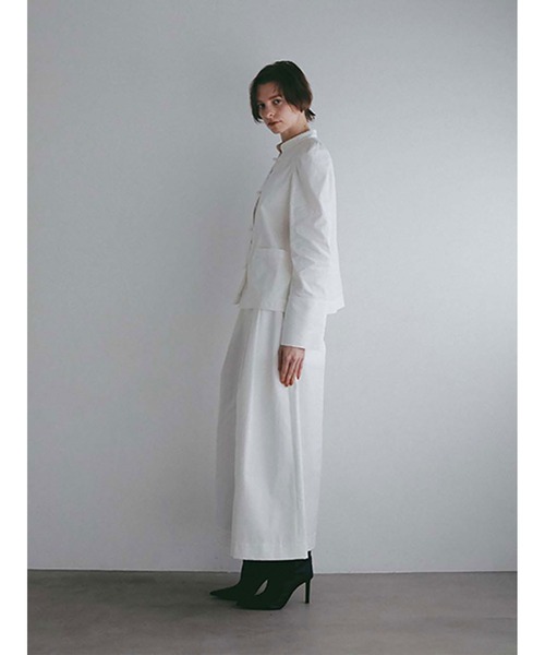 HER. ブラウス シャツ コットンリネンチャイナブラウス レディース
