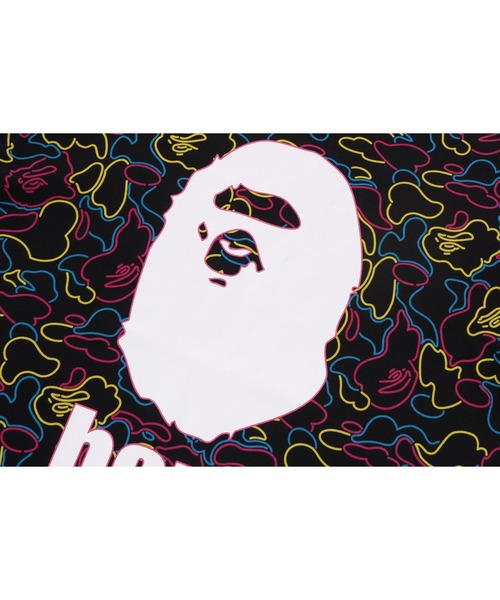 「A BATHING APE」 長袖Tシャツ SMALL ブラック メンズの画像