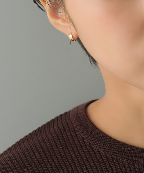 Lilas ピアス スモールムーンピアス K10（両耳） レディース 