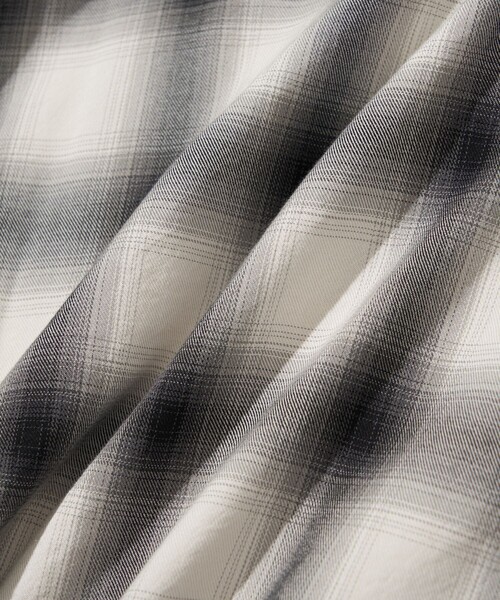 「HINSON」 長袖シャツ LARGE ブラウン メンズ_画像3