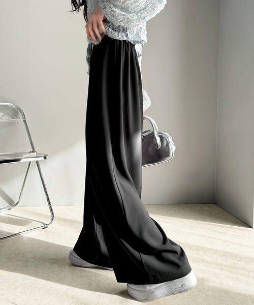 「classicalelf」 スラックス X-LARGE ブラック レディース_画像6