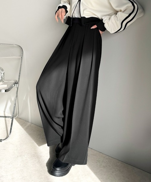 「classicalelf」 スラックス X-LARGE ブラック レディース_画像8