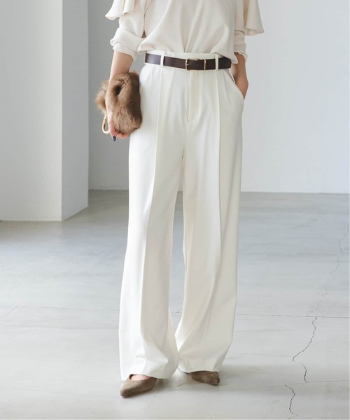 「NOBLE」 パンツ 38 ベージュ レディース_画像2