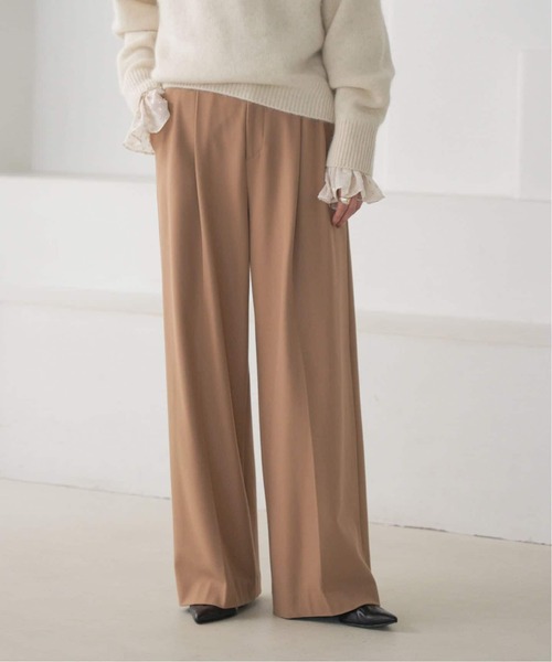 「NOBLE」 パンツ 38 ベージュ レディース_画像5