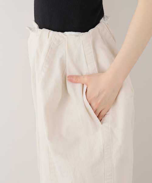 ワイドパンツ スラックス パンツ 「TOGA/トーガ」Oxford wide pants パンツ レディースの画像