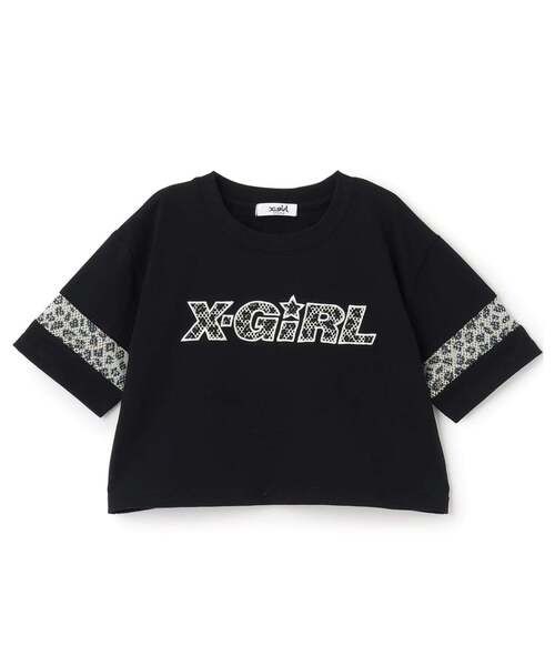 美品 希少 初期 Y2K HYSTRICS ガールプリント メッシュ Tシャツ X-girl Stages（エックスガールステージス） tシャツ 総柄メッシュ