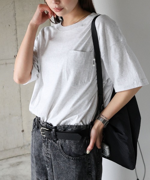 「ANME」 半袖Tシャツ X-LARGE オートミール レディース_画像3