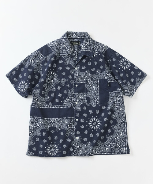 シャツ HAV-A-HANK/ハバハンク HAV-A-HANK×FREAK'S STORE/ハバハンク 別注 バンダナ柄 S/Sオープンカラーシャツの画像
