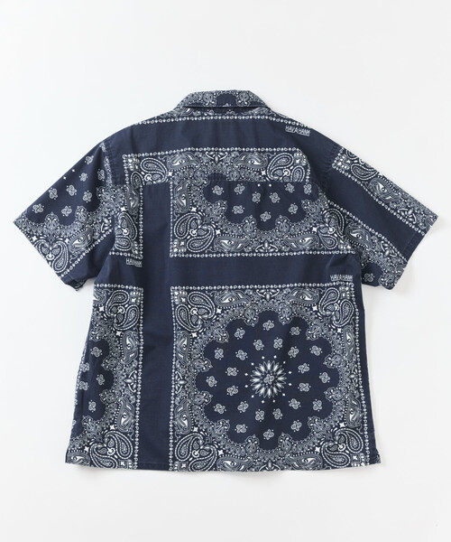 シャツ HAV-A-HANK/ハバハンク HAV-A-HANK×FREAK'S STORE/ハバハンク 別注 バンダナ柄 S/Sオープンカラーシャツの画像