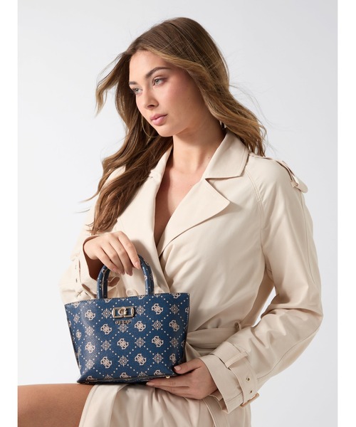 GUESS（ゲス） トートバッグ EMELIE Logo Mini Tote ミニトート 