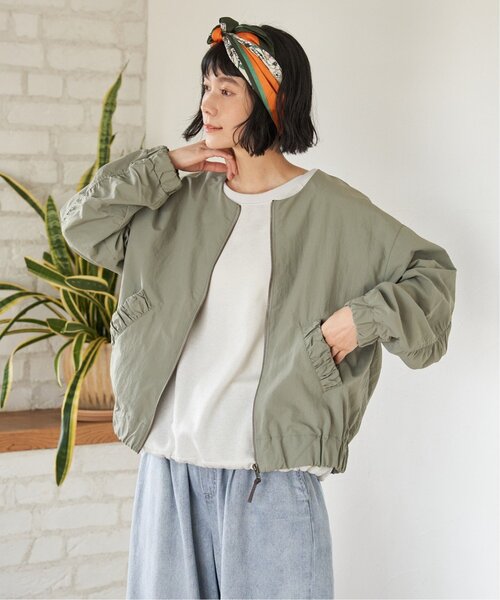 「LBC」 ブルゾン L チャコール レディース_画像2