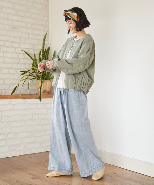 「LBC」 ブルゾン L チャコール レディース_画像5