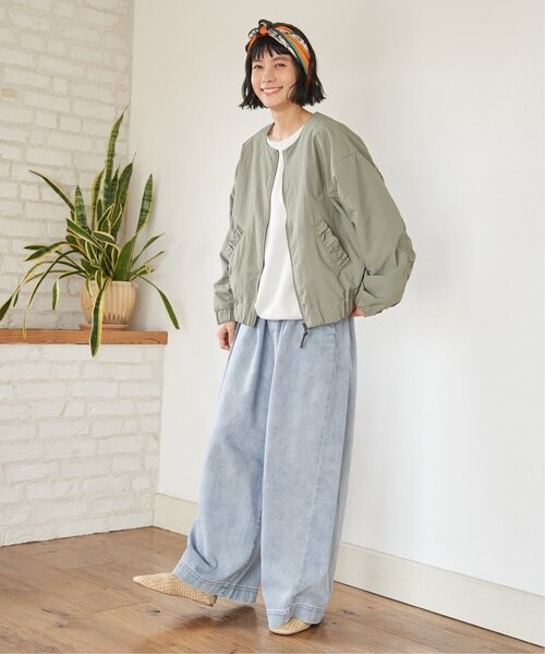 「LBC」 ブルゾン L チャコール レディース_画像6