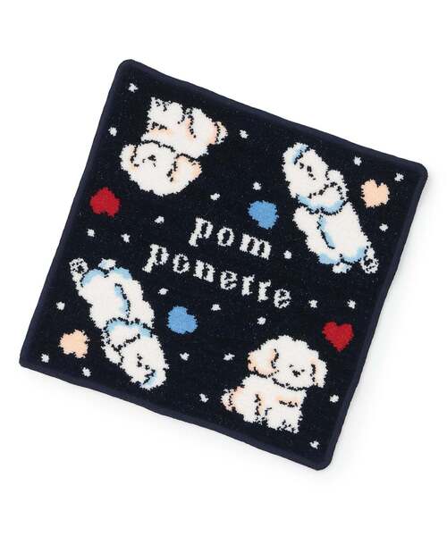 pom ponette junior（ポンポネット ジュニア） シェニール織ハンカチ