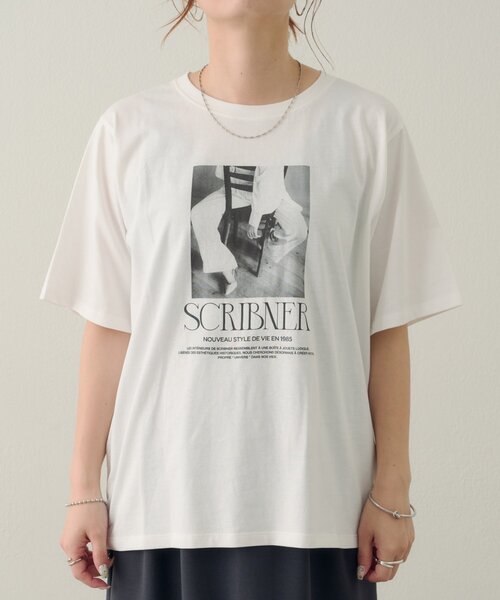 Discoat（ディスコート） tシャツ 半袖 「Noka」フォトプリントロゴ