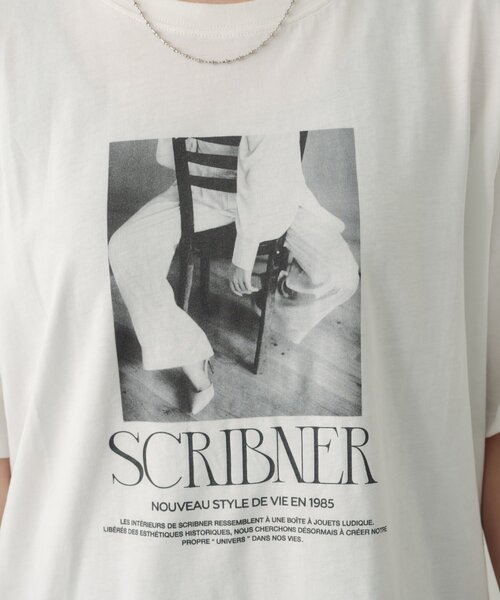 Discoat（ディスコート） tシャツ 半袖 「Noka」フォトプリントロゴ