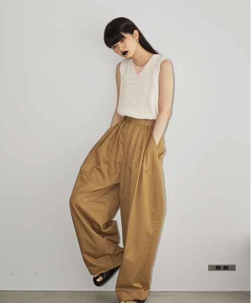 「TODAYFUL」 パンツ 38inch ベージュ レディース_画像10