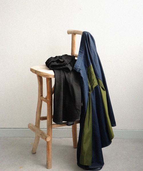 「antiqua」 デニムスカート ONESIZE カーキ レディース_画像4
